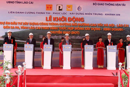 Khởi động dự án đường nối cao tốc Nội Bài - Lào Cai đến Sapa