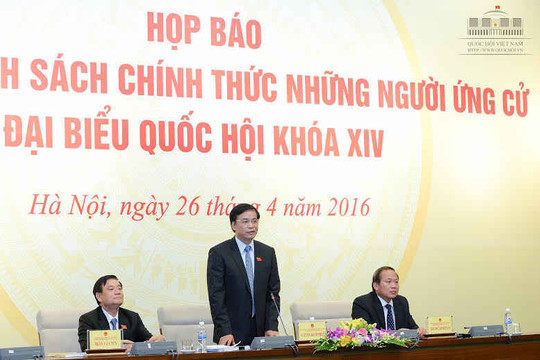 Bộ trưởng Trần Hồng Hà ứng cử ĐBQH khóa XIV tại tỉnh Bà Rịa - Vũng Tàu