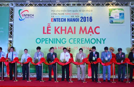 Khai mạc triển lãm Công nghệ Năng lượng - Môi trường Hà Nội 2016