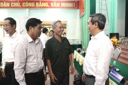 Trưởng Ban Kinh tế TƯ Nguyễn Văn Bình hoàn thành chương trình ứng cử ĐBQH tại Quảng Bình