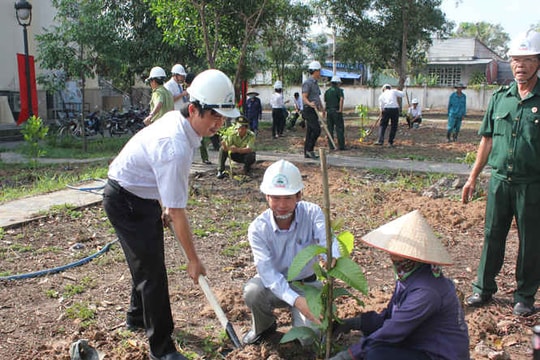 Vedan tài trợ trồng cây xanh tại huyện Long Thành- Đồng Nai