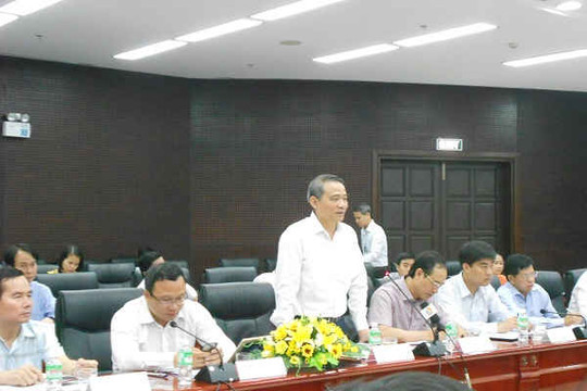 Bộ trưởng Bộ Giao thông vận tải làm việc với thành phố Đà Nẵng