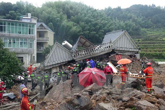 Trung Quốc: Lở đất sau trận bão Megi, 27 người chết và mất tích