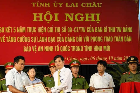 Lai Châu: 81/96 xã hoành thành tiêu chí giữ vững ANTT