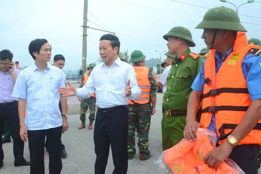 Phó chủ tịch tỉnh Quảng Ninh kiểm tra công tác phòng, chống bão số 7