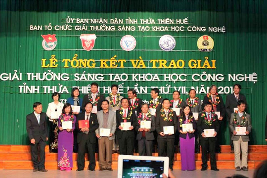 Thừa Thiên Huế: Công bố Giải thưởng Sáng tạo Khoa học Công nghệ