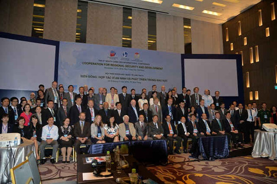 Gần 200 đại biểu tham dự Hội thảo quốc tế Biển Đông hợp tác vì an ninh và phát triển trong khu vực