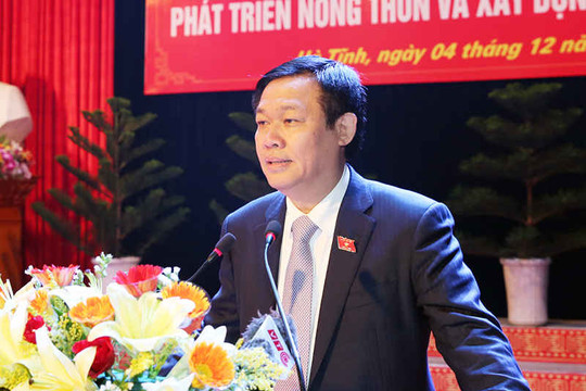 Phó Thủ tướng Vương Đình Huệ: Hà Tĩnh xây dựng NTM gắn với khắc phục sự cố môi trường biển