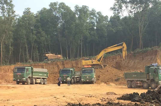 Vĩnh Lộc (Thanh Hóa): Ai tiếp tay cho Cty Trường Phát khai thác đất rừng?