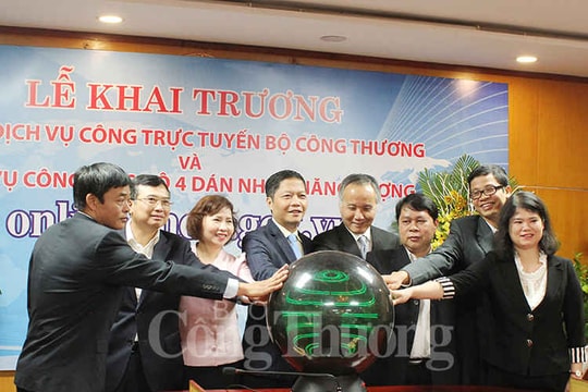 Bộ Công Thương khai trương Cổng dịch vụ công trực tuyến