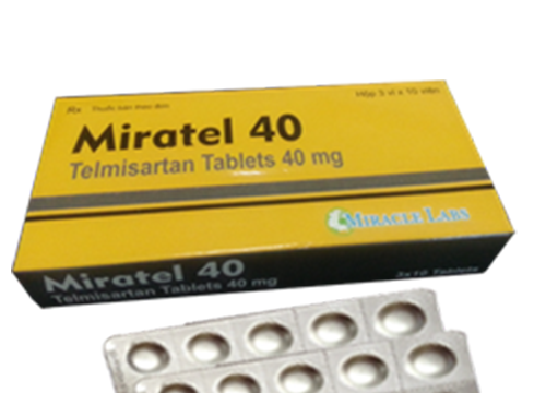 Đình chỉ lưu hành thuốc điều trị bệnh cao huyết áp Miratel 40