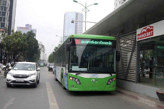 Hà Nội: Chính thức thu tiền vé xe buýt nhanh BRT từ 6.2