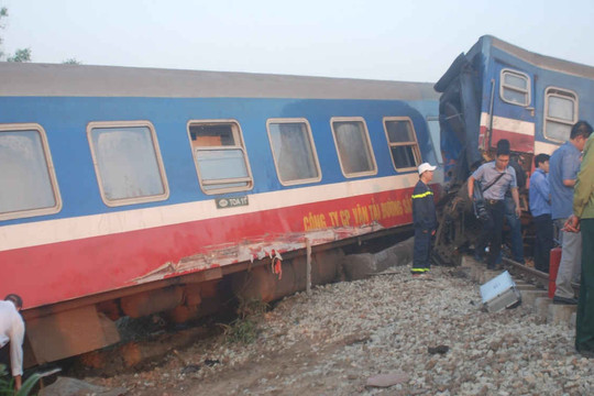 Xác định nguyên nhân vụ tai nạn đường sắt ở Huế