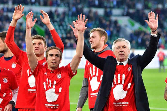 Bayern Munich vô địch Bundesliga, HLV Ancelotti lập kỷ lục lịch sử