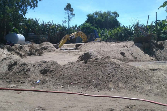 Đại Lộc - Quảng Nam: Xiết chặt quản lý hoạt động khai thác cát