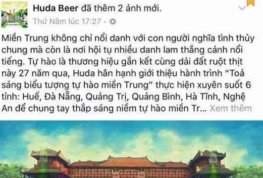 Xử phạt Cty Carlsberg Việt Nam do gắn "bia" tràn ngập di tích Huế