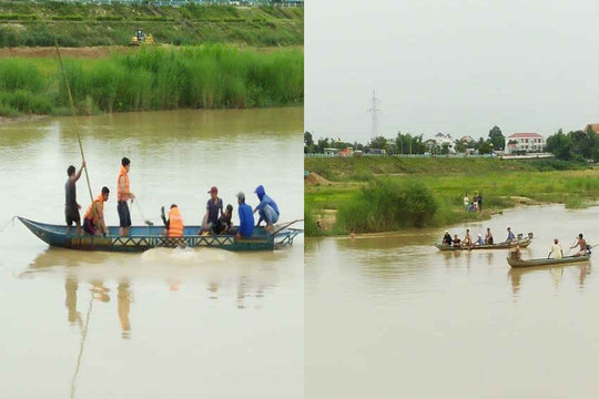 Lật thuyền đánh cá ở sông Đắk Bla: Hai cha con thương vong