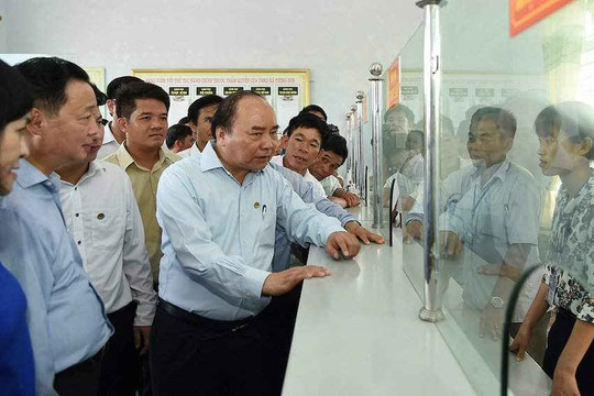 Thủ tướng khảo sát tại xã nông thôn mới Tượng Sơn, huyện Thạch Hà – Hà Tĩnh