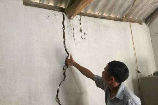 Tam Đảo – Vĩnh Phúc: Doanh nghiệp khai thác đá làm nứt nhà dân