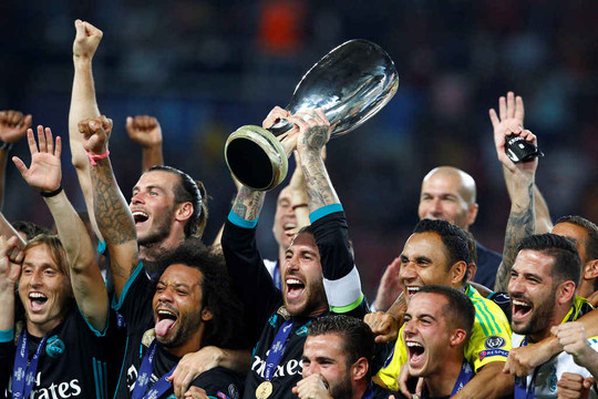 Đánh bại Man Utd 2-1, Real Madrid lần thứ 4 đăng quang Siêu cúp châu Âu