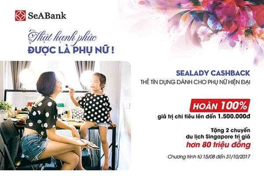 Seabank ra mắt thẻ tín dụng dành riêng cho phụ nữ
