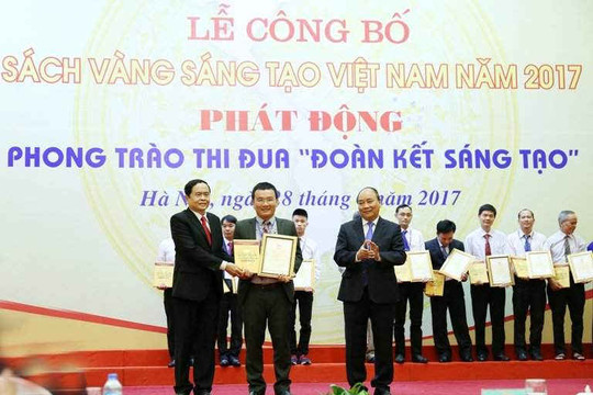Đề tài của NMLD Dung Quất được ghi vào Sách Vàng sáng tạo Việt Nam 2017