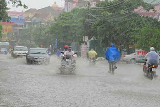 Thời tiết ngày 10/9: Nhiều tỉnh thành mưa như trút nước