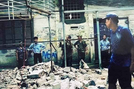 Đống Đa - Hà Nội: Người dân tố chính quyền phường Khương Thượng đập phá tường nhà gia đình liệt sĩ
