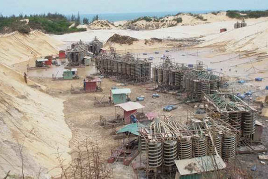 Bình Thuận:  Kiến nghị giảm diện tích Quy hoạch ti tan còn 7.730 ha
