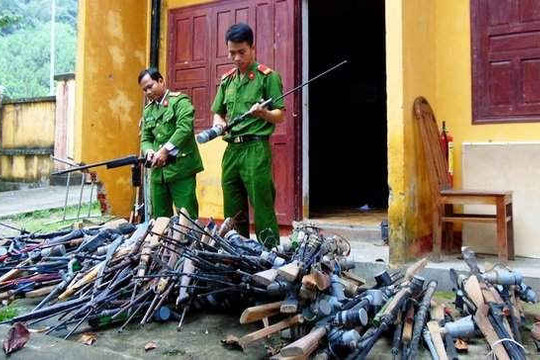 Quảng Nam: Công an thu hồi 658 súng tự chế