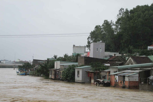 Bình Định: 3.920 hộ bị ngập nước ở vùng trũng thấp do mưa lũ