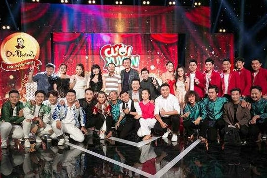 Trà thanh nhiệt Dr Thanh tài trợ  chương trình Cười Xuyên Việt – Tiếu Lâm Hội mùa 2 năm 2017
