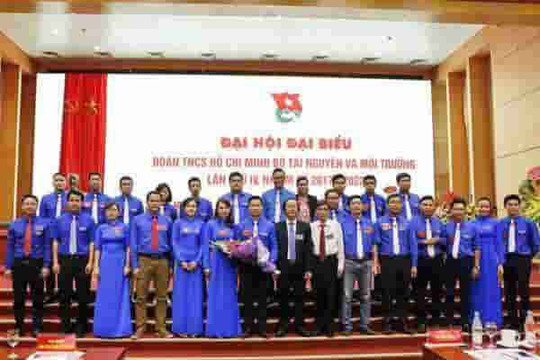 Đại hội Đoàn TNCS Hồ Chí Minh Bộ TN&MT khóa IV, nhiệm kỳ 2017 - 2022