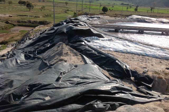 Cty CP Nông sản thực phẩm Việt Nam: Tiềm ẩn nguy cơ vỡ hồ chứa chất thải Nhà máy tinh bột sắn