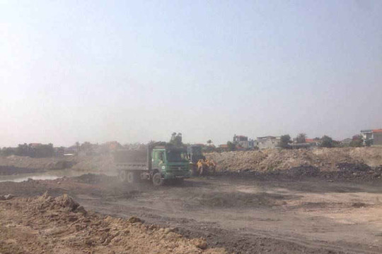 Uông Bí - Quảng Ninh: Chủ đầu tư “xóa dấu” hiện trường bơm hút cát trái phép?
