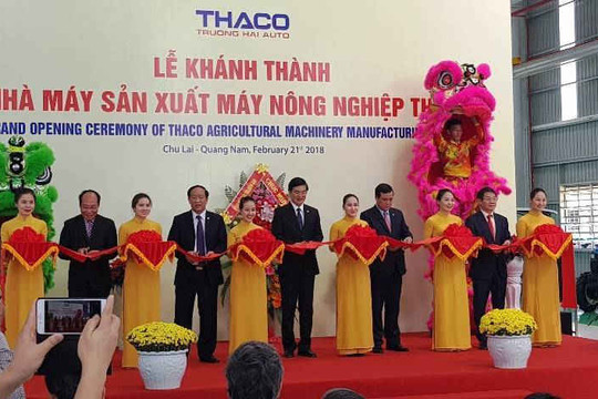 Thaco đưa nhà máy sản xuất máy nông nghiệp vào hoạt động
