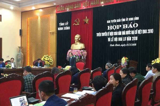 Ninh Bình: Sẵn sàng cho Lễ kỷ niệm 1050 năm Nhà nước Đại Cồ Việt