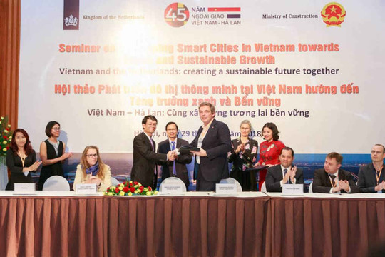 Việt Nam - Hà Lan: Hợp tác phát triển đô thị thông minh