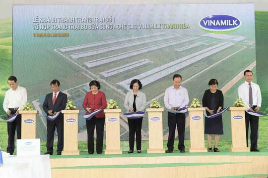 Khánh thành Trang trại bò sữa công nghệ cao Vinamilk Thanh Hóa