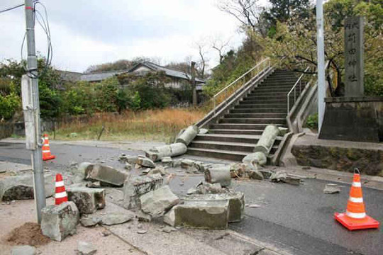Động đất làm rung chuyển các khu vực phía Tây Nhật Bản