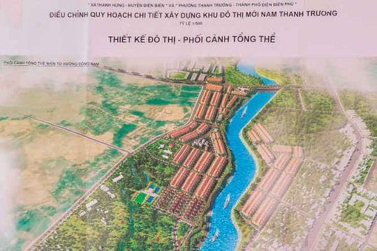 Điều chỉnh quy hoạch trên 36 ha khu đô thị mới Nam Thanh Trường (Điện Biên)