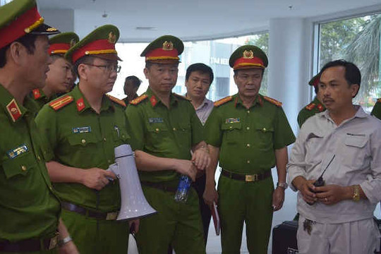 Bộ Công an kiểm tra đột xuất công tác PCCC một số công trình cao tầng tại Đà Nẵng.