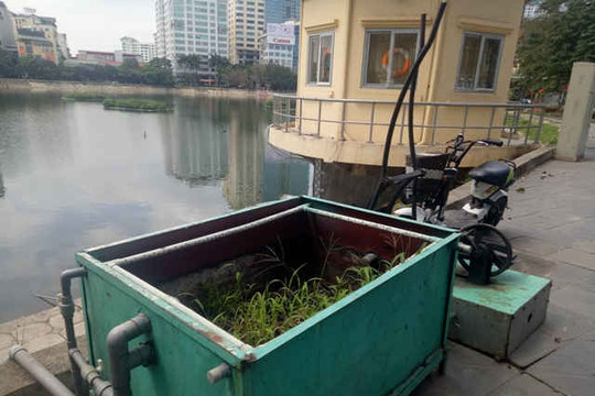 Máy tập thể dục "lọc nước" đắp chiếu tại Hà Nội