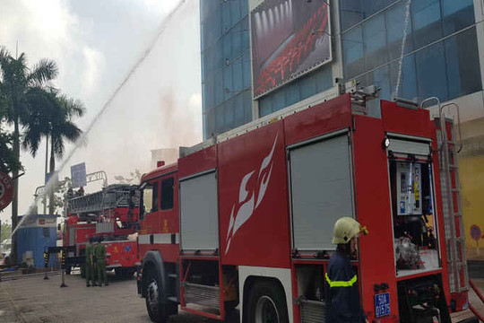 Diễn tập phòng cháy chữa cháy và cứu nạn cứu hộ tại C.T Plaza Trường Sơn