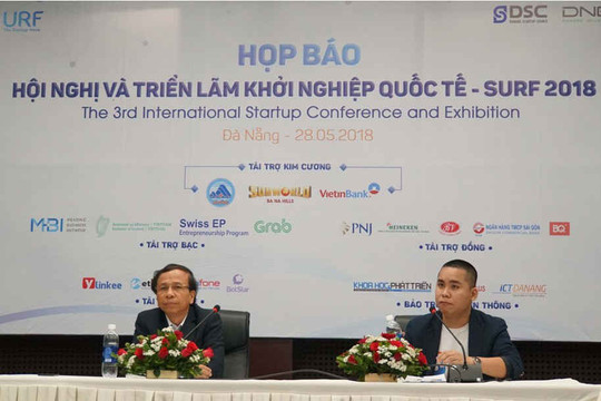 Họp báo Hội nghị và Triển lãm khởi nghiệp quốc tế Đà Nẵng lần thứ 3- SURF 2018