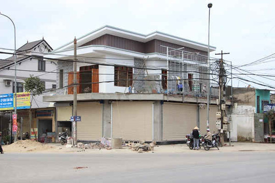 Thị xã Thái Hòa (Nghệ An): Ngang nhiên công trình xây lấn chiếm, sai phép