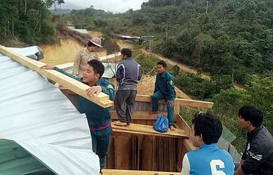 Quảng Nam: Khẩn trương sửa chữa nhà cho hơn 50 hộ dân bị ảnh hưởng do dông lốc