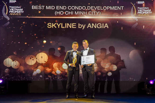An Gia nhận giải thưởng PropertyGuru Vietnam Property Awards