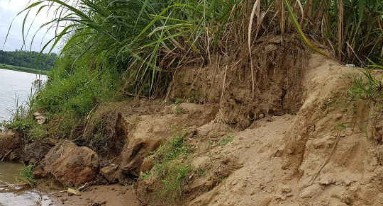 Thường Xuân (Thanh Hóa): Sạt lở đất nông nghiệp do khai thác cát trái  phép?