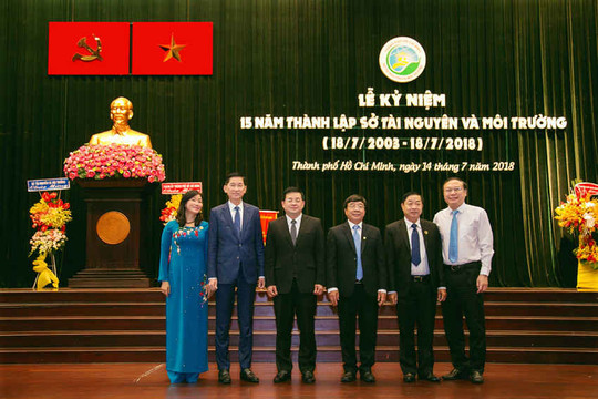 Lễ kỉ niệm 15 năm thành lập Sở TN&MT TP. Hồ Chí Minh